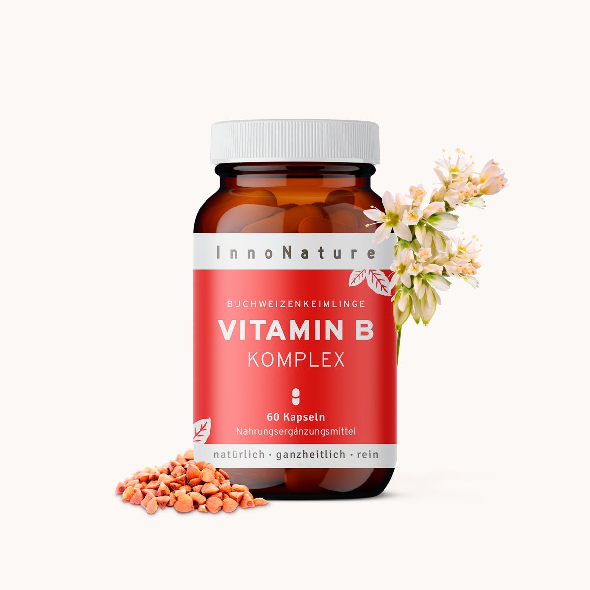 Natürliche Vitamin B Komplex Kapseln
