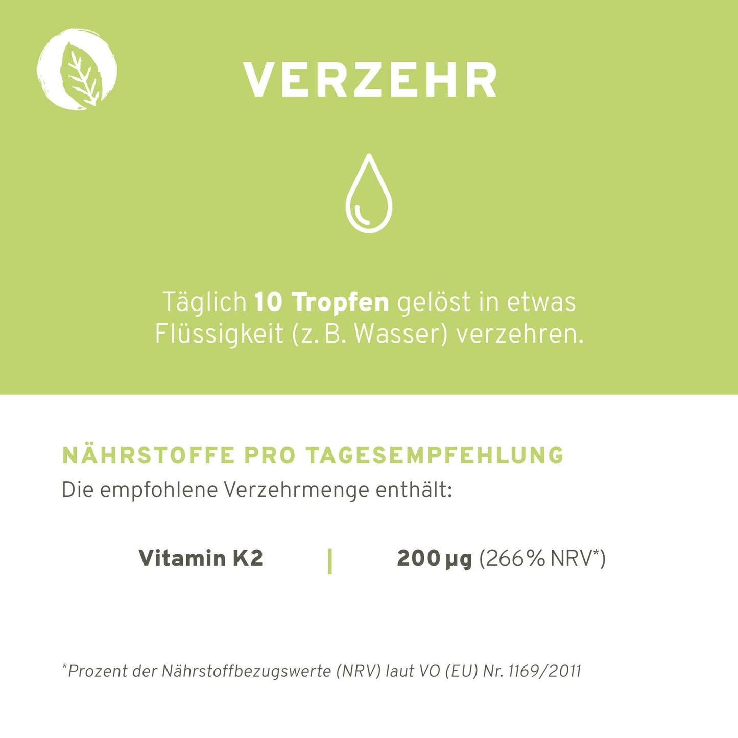 Menachinon MK-7: Vitamin K2 Tropfen