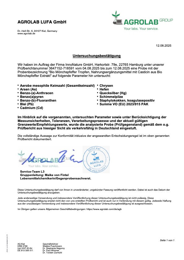 Bio Mönchspfeffer Tropfen