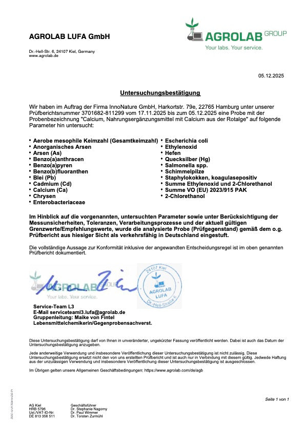 Calcium Kapseln: Natürliches Calcium aus der Rotalge