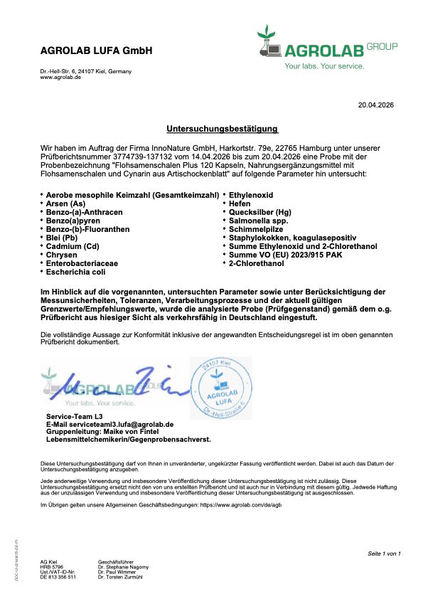 Flohsamenschalen Plus Kapseln