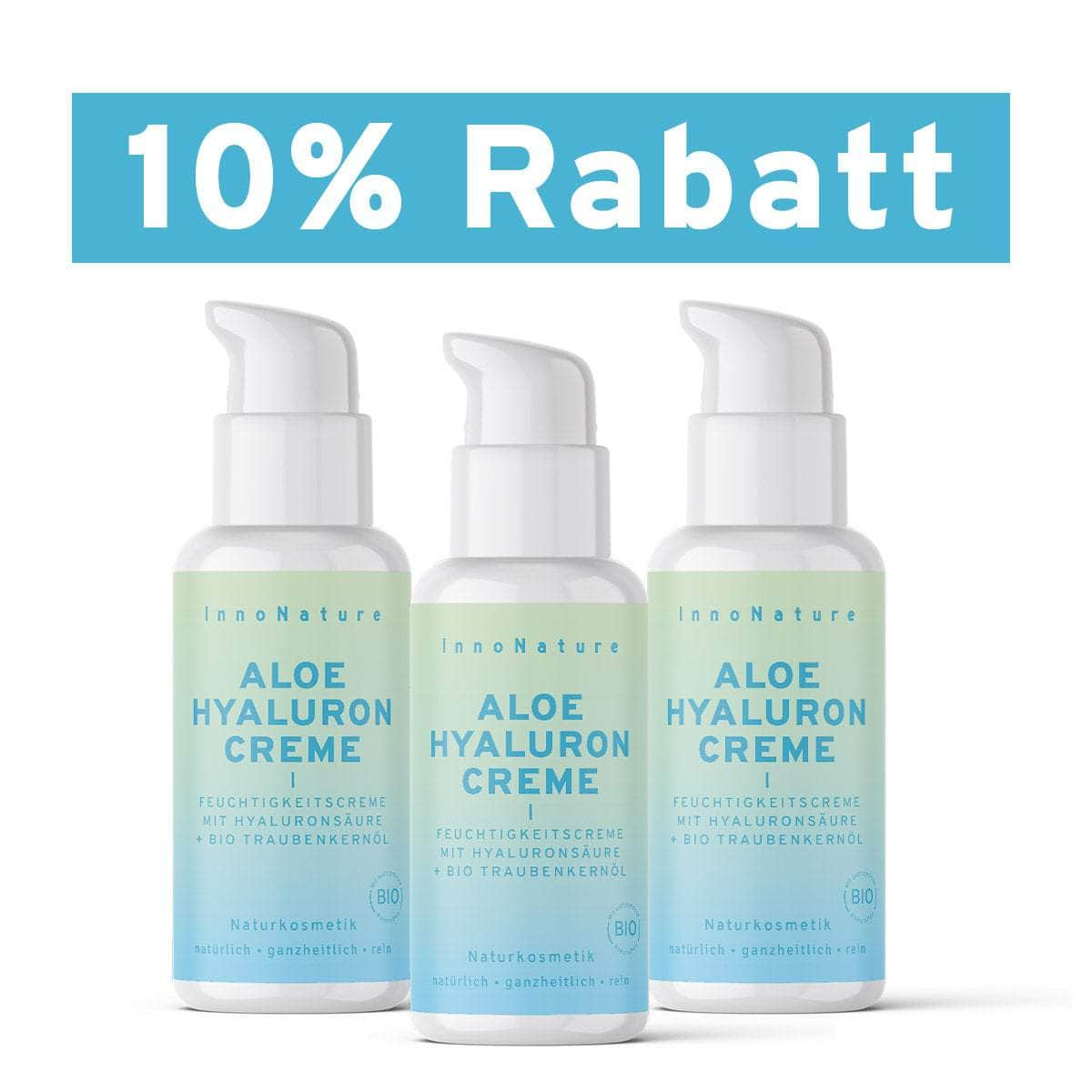 InnoNature Creme 3x50ml Aloe Hyaluron Creme: Gesichtscreme