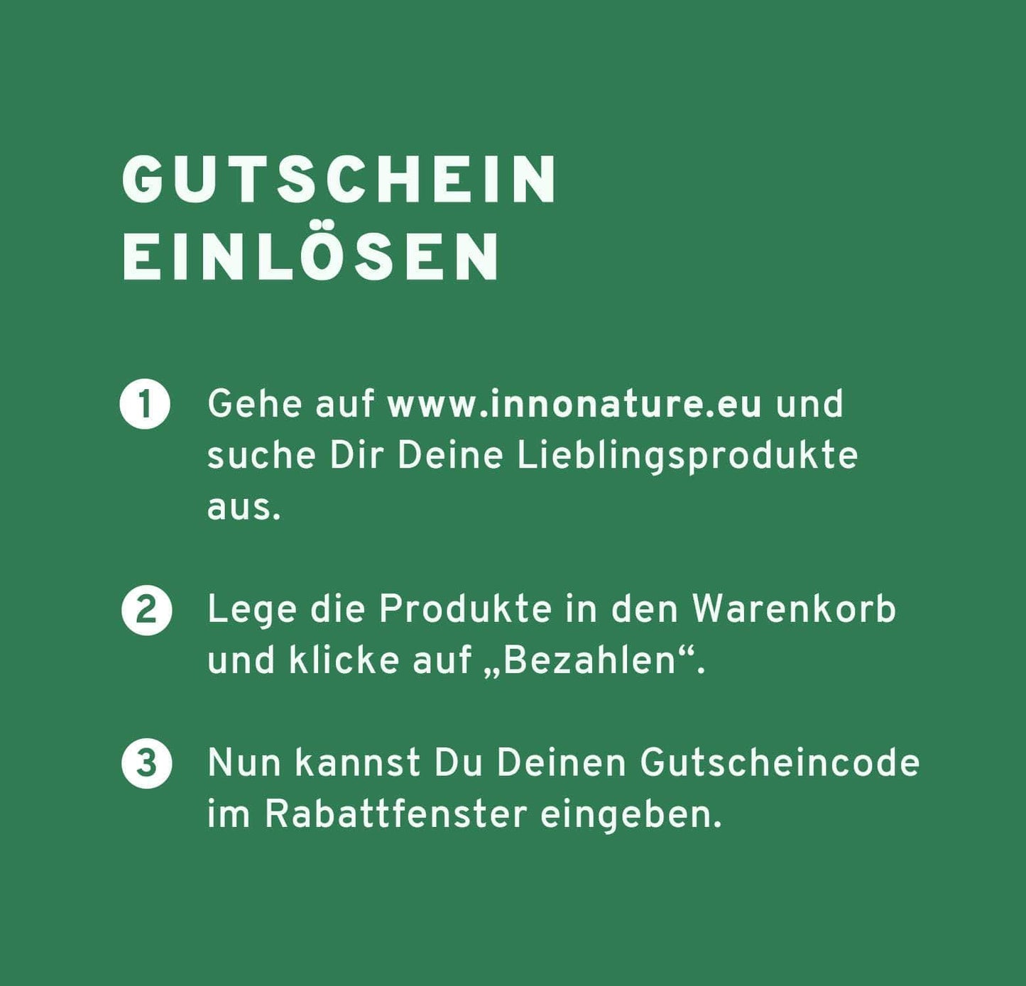 InnoNature Gift Cards PDF Gutschein zum SELBSTAUSDRUCKEN - Motiv Tanne