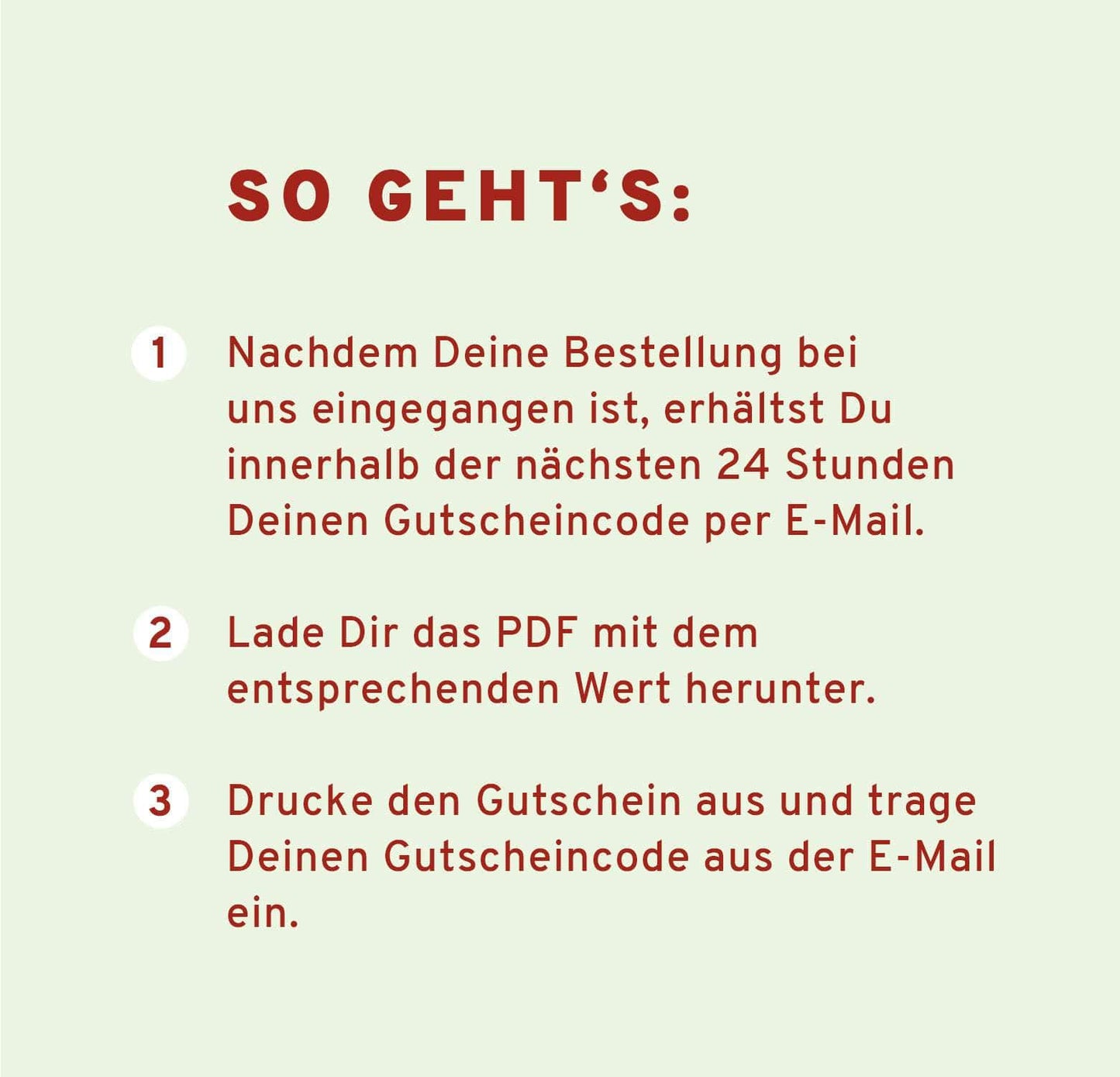 InnoNature Gift Cards PDF Gutschein zum SELBSTAUSDRUCKEN - Motiv Weihnachten