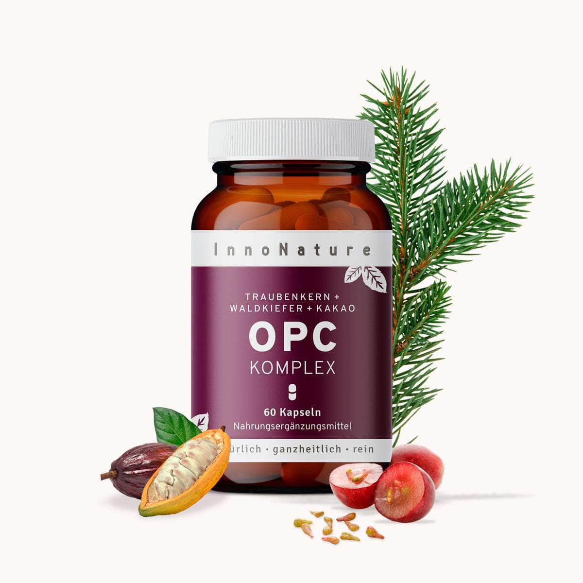 InnoNature Kapseln 1x Monatsvorrat (60 Kapseln) OPC KOMPLEX Kapseln