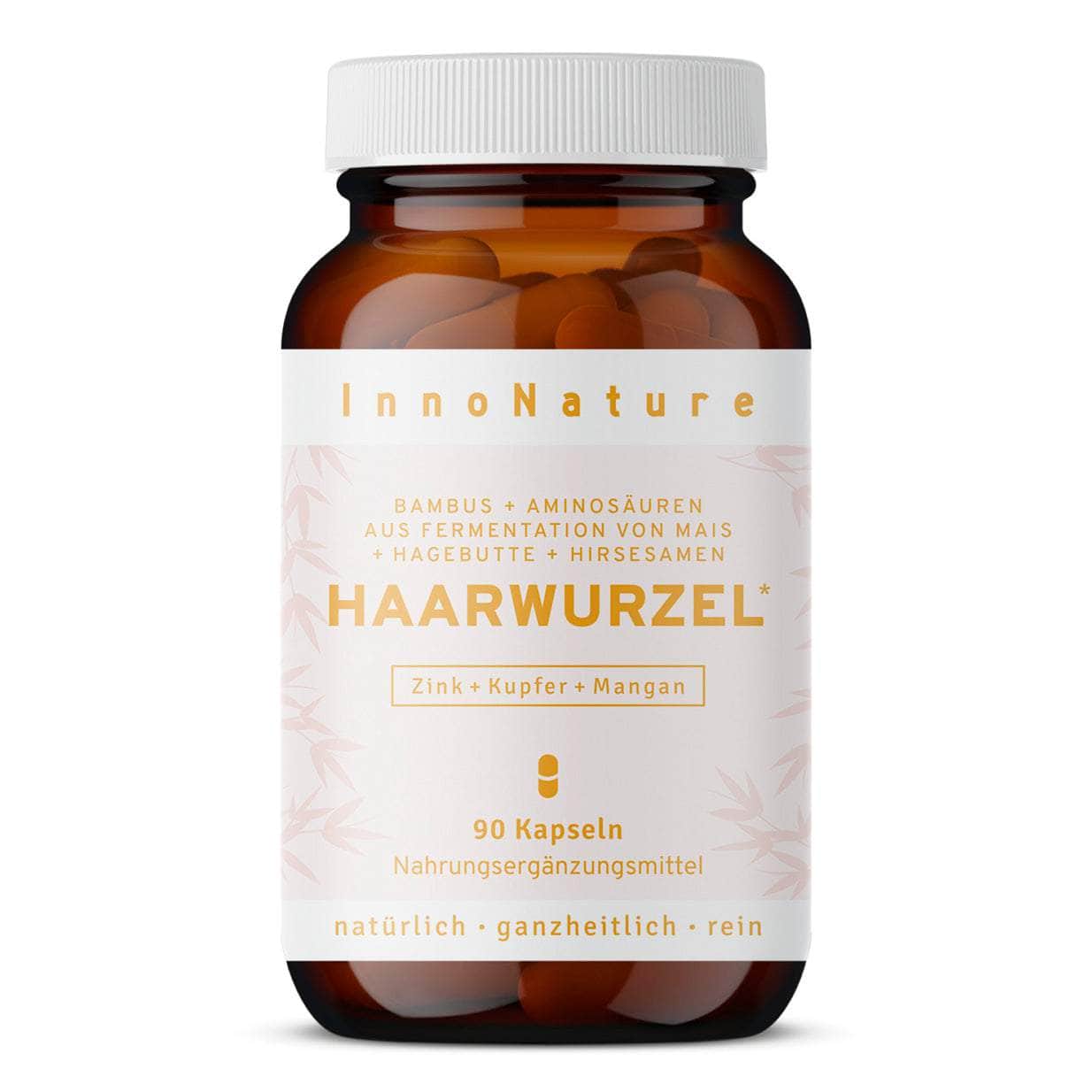 InnoNature Kapseln 1x Monatsvorrat (90 Kapseln) Haarwurzel Kapseln