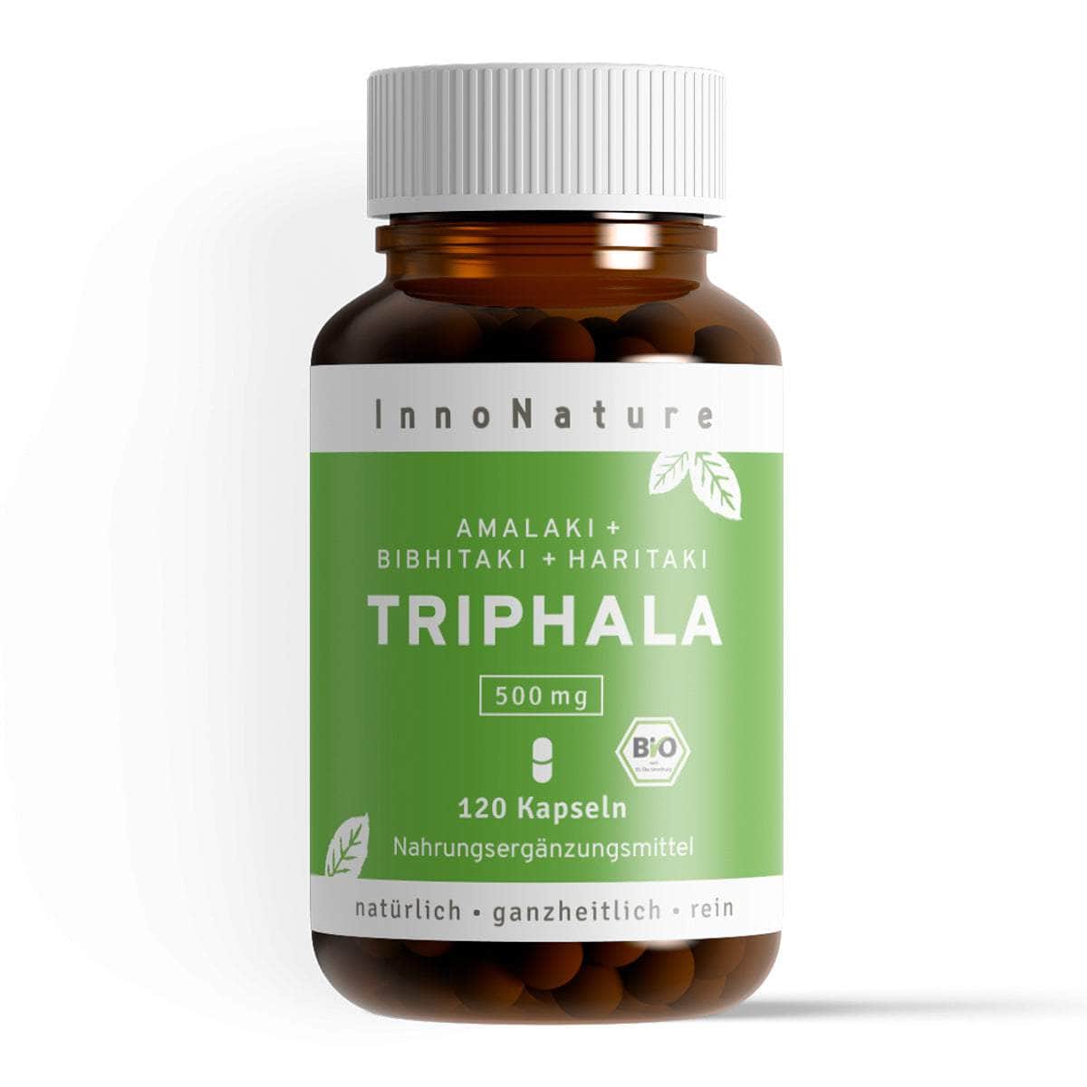 InnoNature Kapseln 1x Viermonatsvorrat (1 x 120 Kapseln) Bio Triphala Kapseln