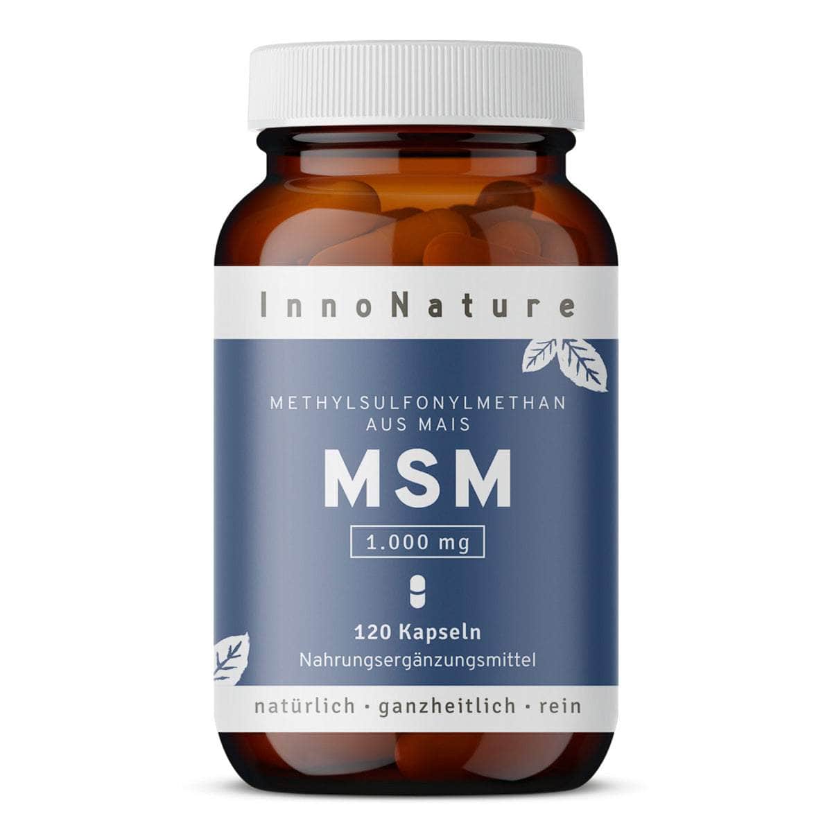 InnoNature Kapseln 1x Zweimonatsvorrat (120 Kapseln) MSM Kapseln