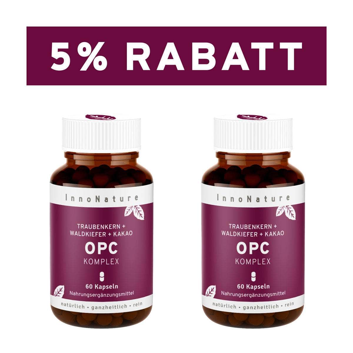 InnoNature Kapseln 2x Monatsvorrat (2x60 Kapseln) OPC KOMPLEX Kapseln