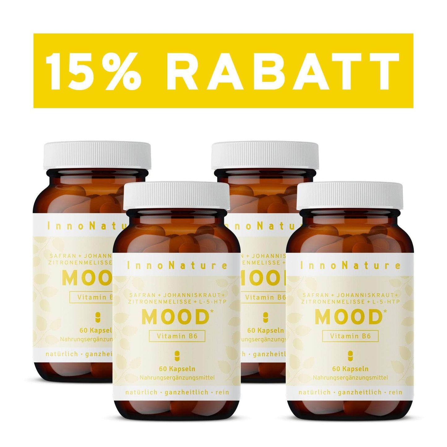 InnoNature Kapseln 4x 60 Kapseln Mood Kapseln