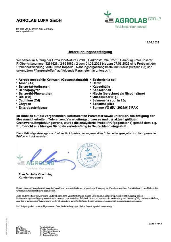 InnoNature Kapseln Anti Stress Kapseln