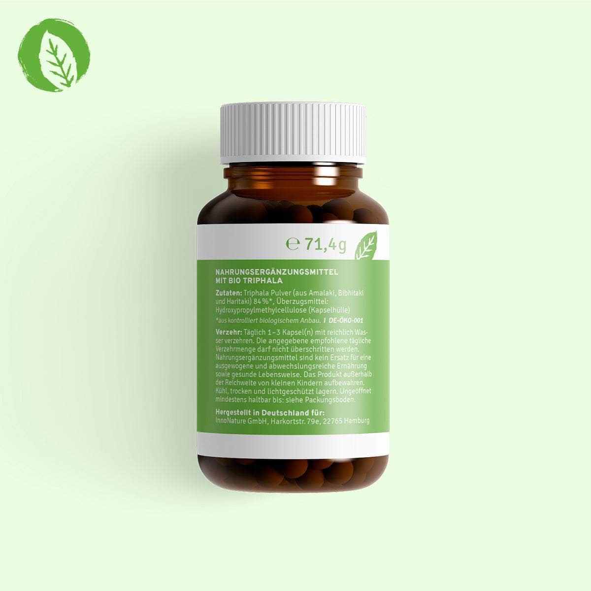 InnoNature Kapseln Bio Triphala Kapseln