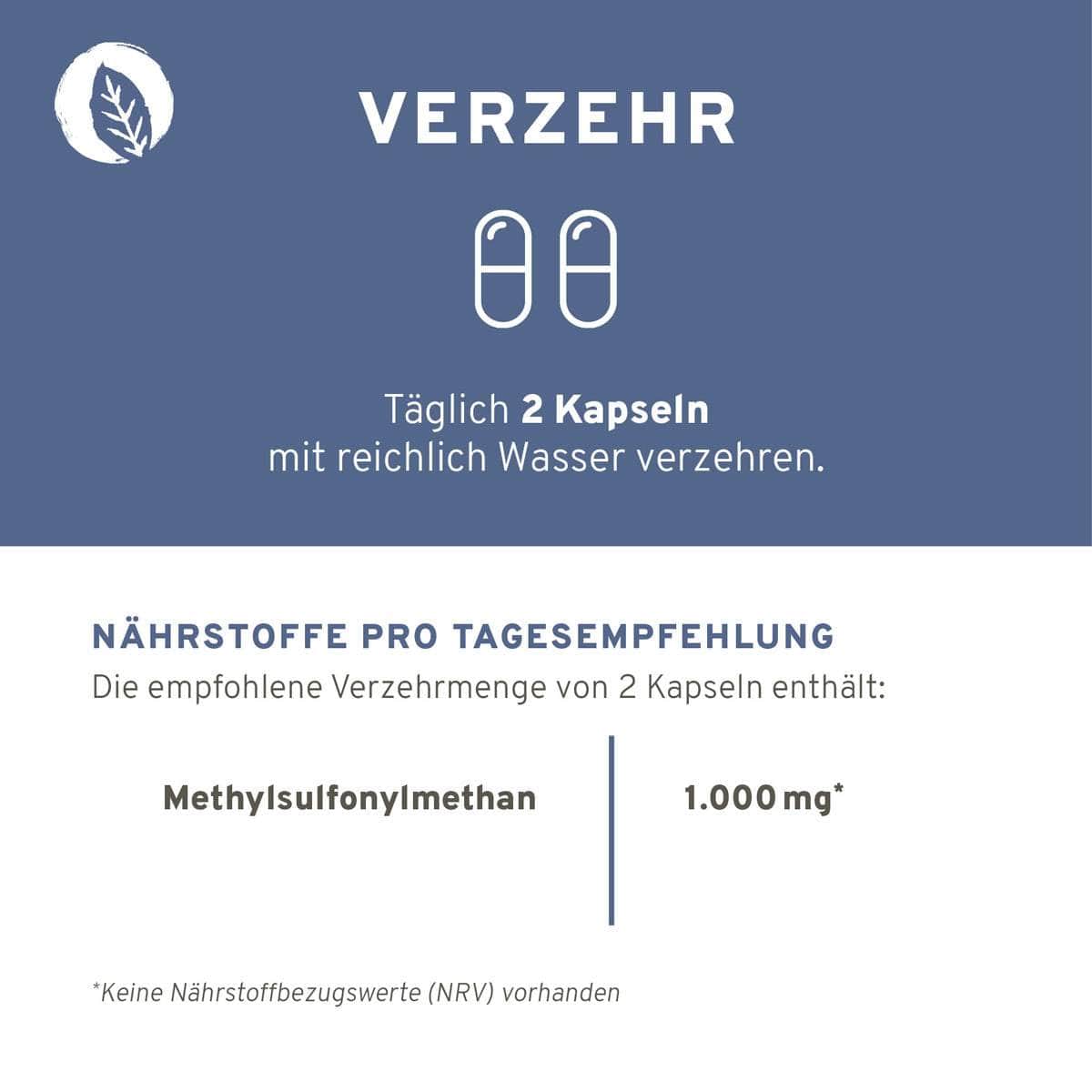 InnoNature Kapseln MSM Kapseln