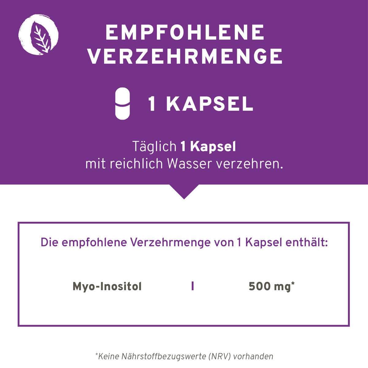 InnoNature Kapseln Myo Inositol Kapseln