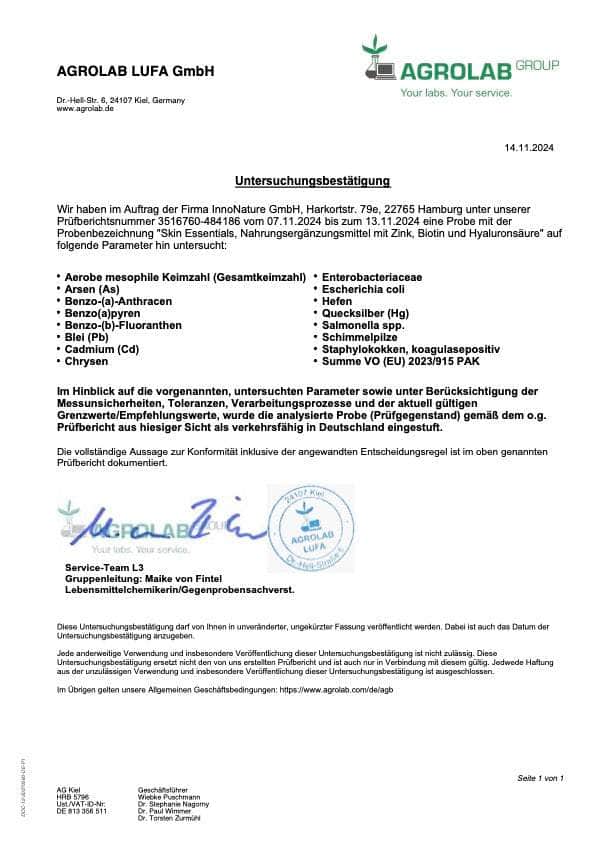 InnoNature Kapseln Skin Essentials 30 Kapseln Skin Essentials 30 Kapseln