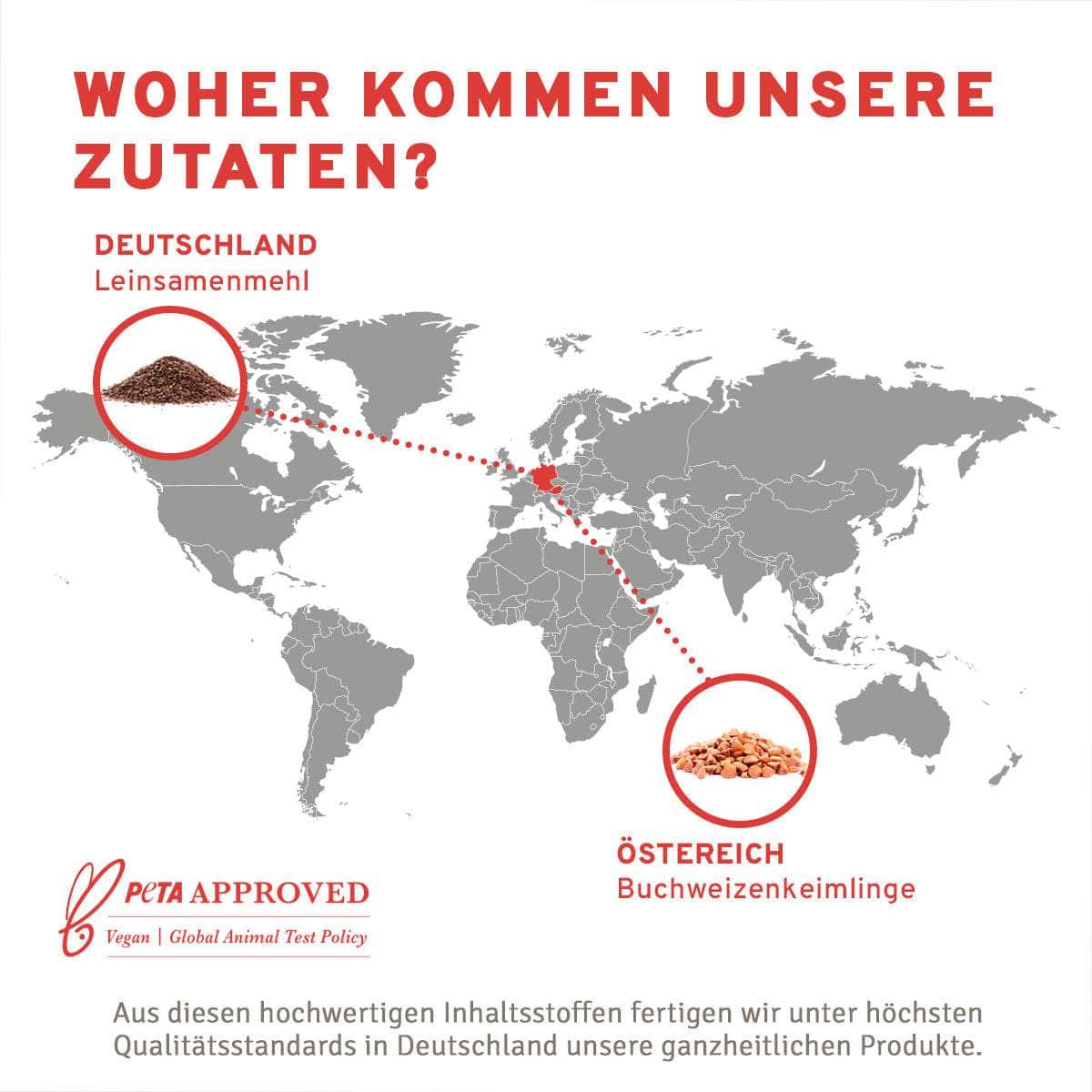 InnoNature Kapseln Vitamin B5 Kapseln: Buchweizen Keimlinge