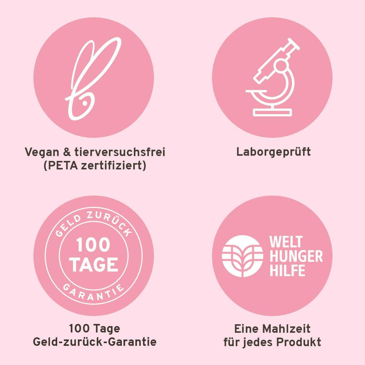 InnoNature Pakete 1x Vorrat (1x Flohsamenschalen Plus Kapseln, 1x Haut-Haare-Nägel Kapseln, 1x Vitamin B12, 1x Lemon Morning) was.kai.sagt-Essentials-Paket