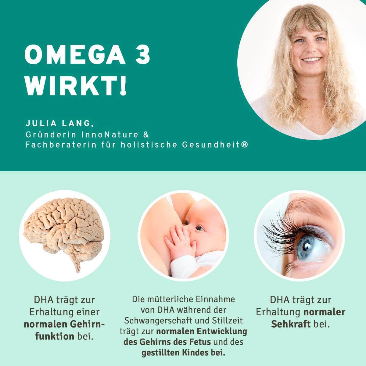 InnoNature Pakete 1x Vorrat (1x Selen 100 μg, 1x Jod, 1x Folsäure, 1x Omega 3 Kapseln, 1x Magnesium, 1x Calcium, 1x Vitamin D3) Schwangerschafts-Paket
