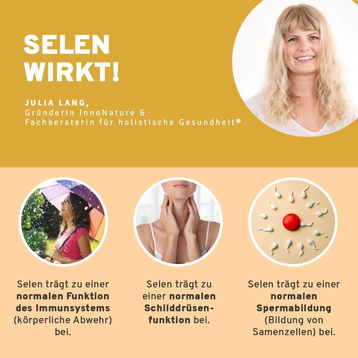 InnoNature Pakete 1x Vorrat (1x Vitamin D3+K2, 1x Omega 3 Kapseln, 1x Calcium, 1x Vitamin B Komplex, 1x Selen) Vegan-Sorglos-Paket 2.0