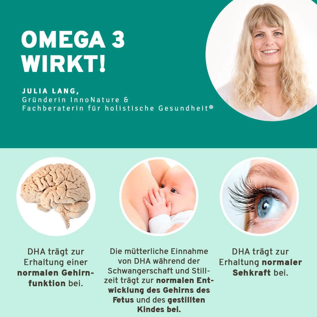 InnoNature Pakete 1x Vorrat (1x Vitamin D3+K2, 1x Omega 3 Kapseln, 1x Calcium, 1x Vitamin B Komplex, 1x Selen) Vegan-Sorglos-Paket 2.0