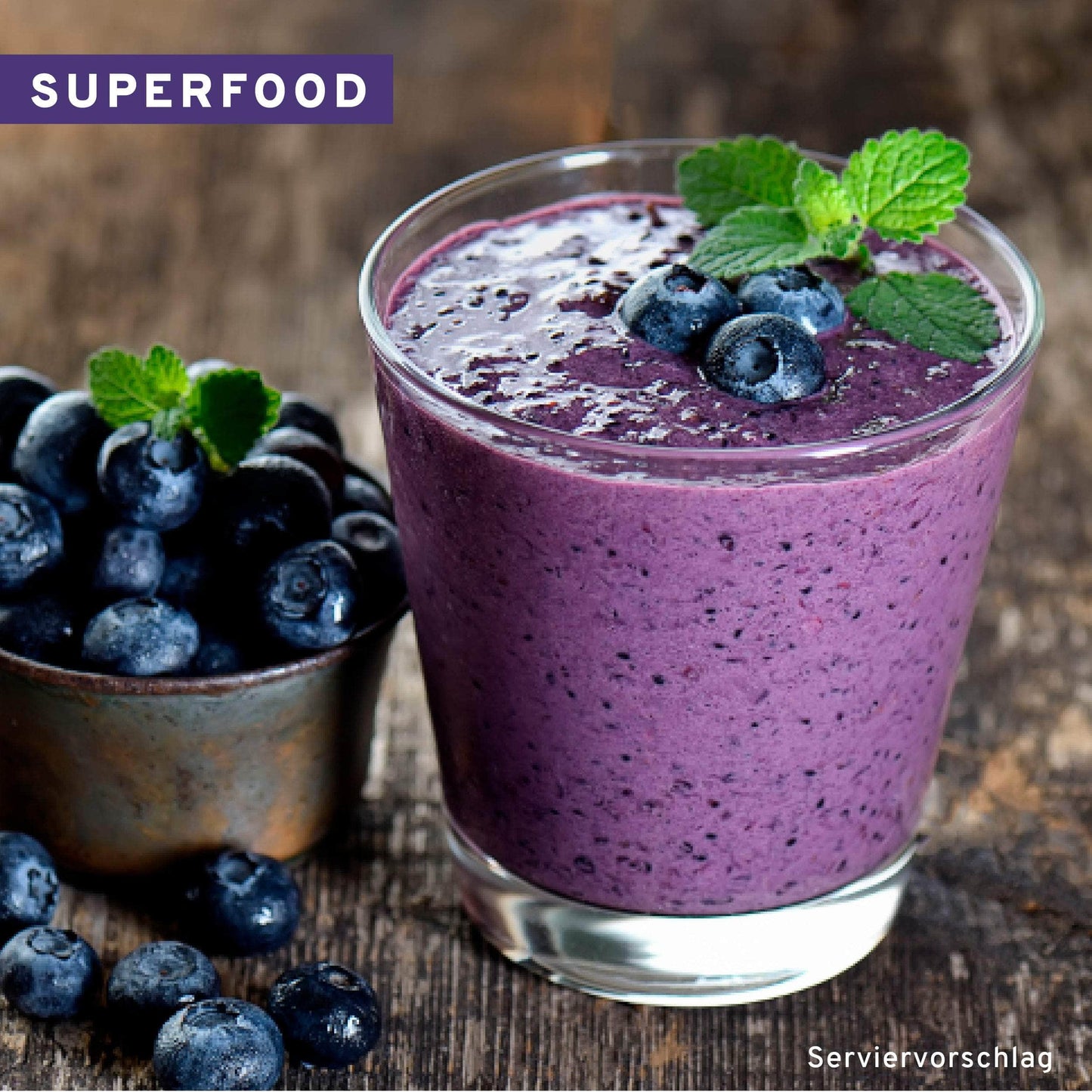 InnoNature Pulver 1x 100g Pulver Bio Wildheidelbeeren