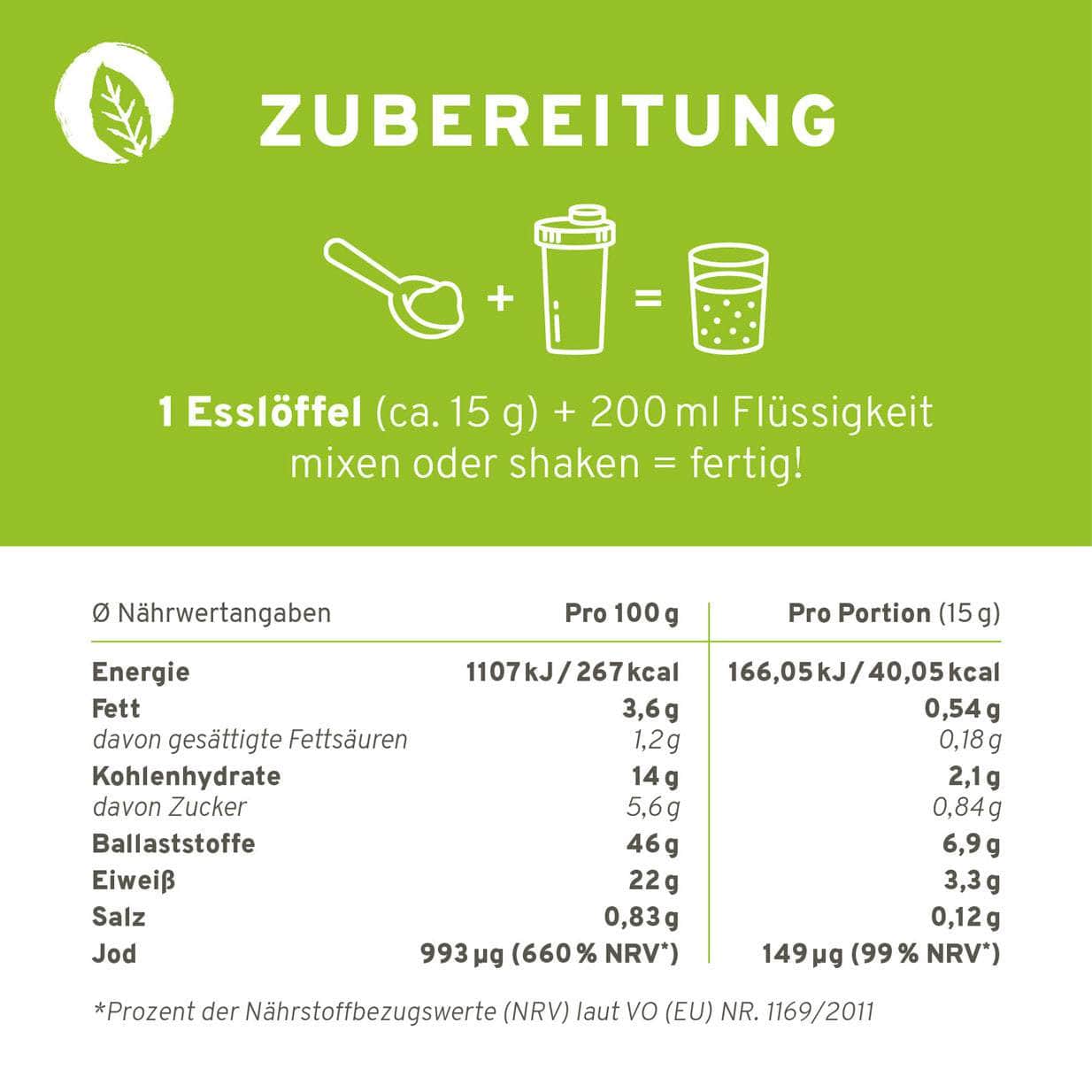 InnoNature Pulver Bio Green Goodness Superfood Shake