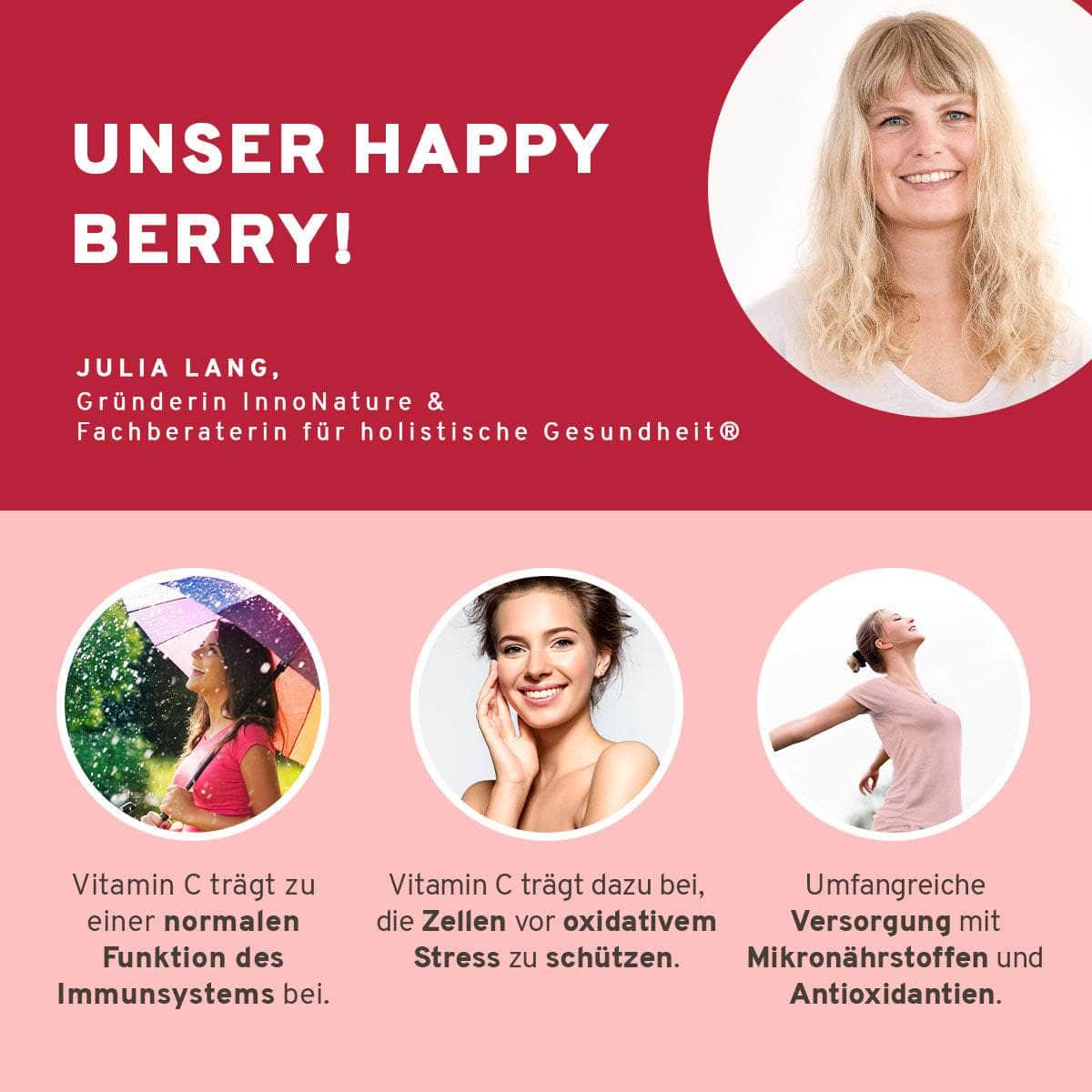 InnoNature Pulver Bio Happy Berry Superfood Pulver
