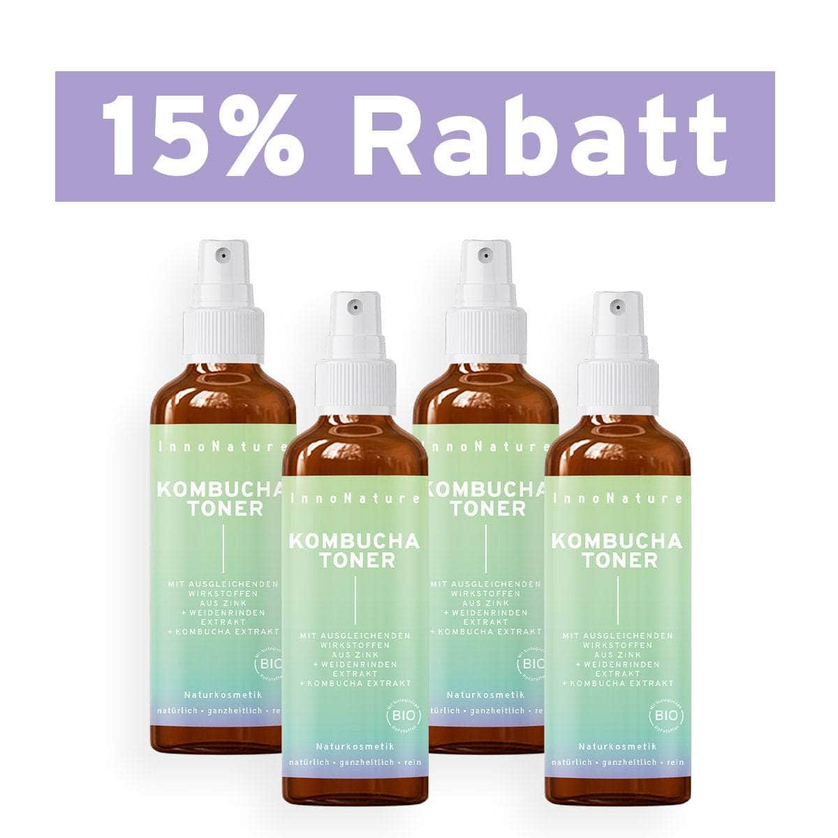 InnoNature Tonikum 4x75ml Kombucha Toner