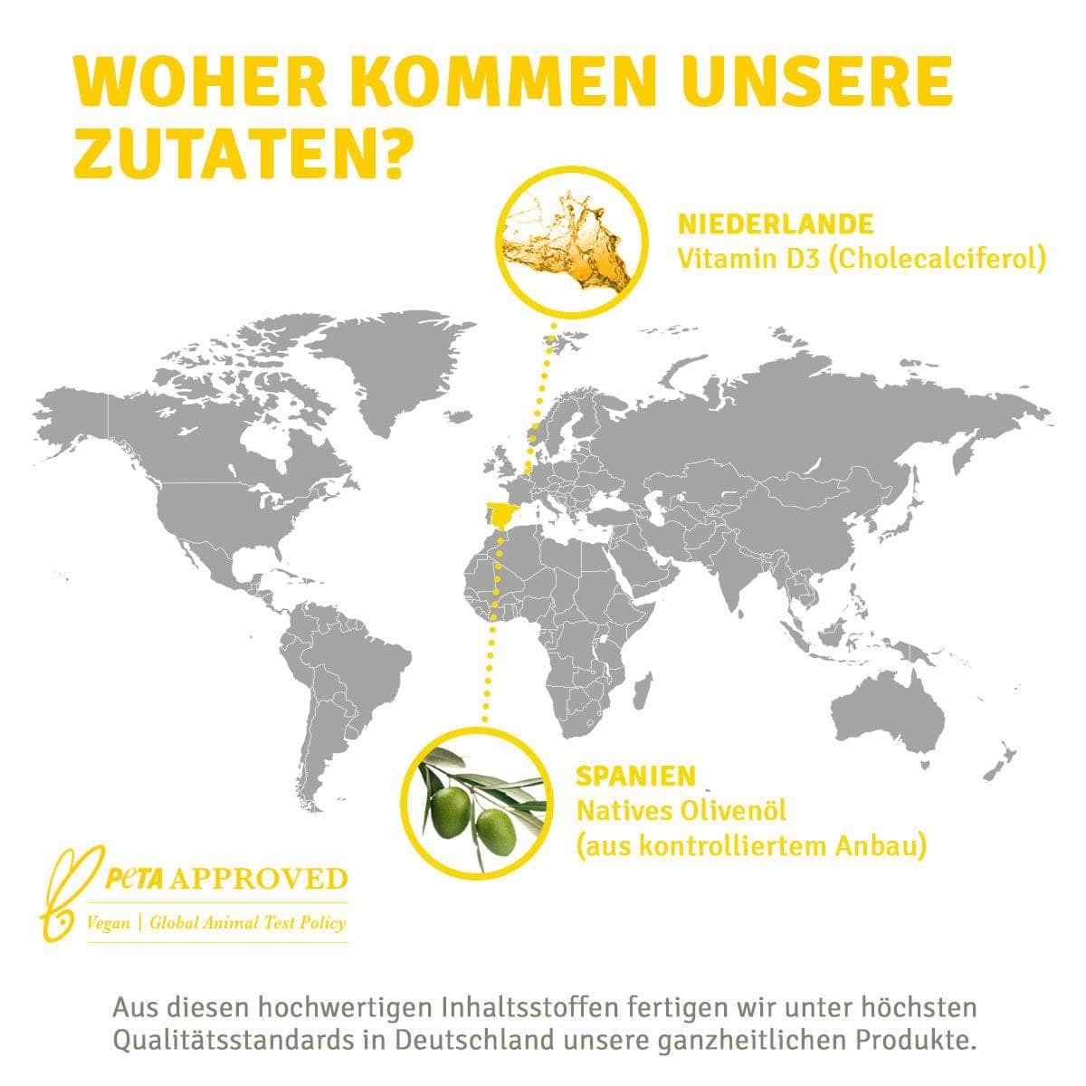 InnoNature Tropfen 10ml Vitamin D3 Tropfen: das Sonnenvitamin 10 ml