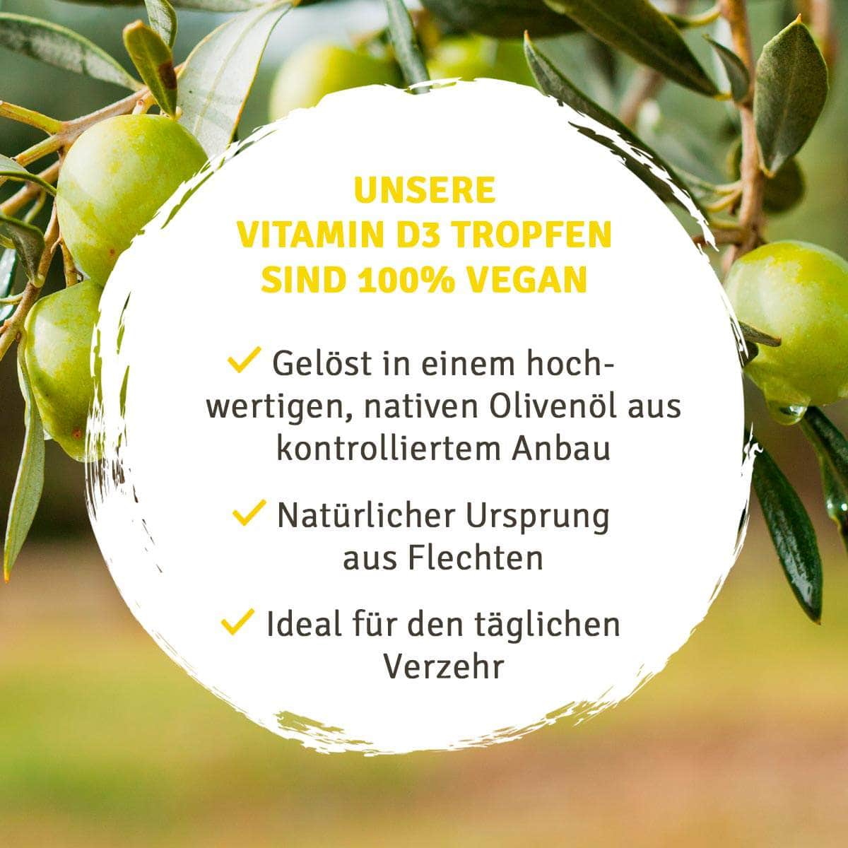 InnoNature Tropfen 10ml Vitamin D3 Tropfen: das Sonnenvitamin 10 ml