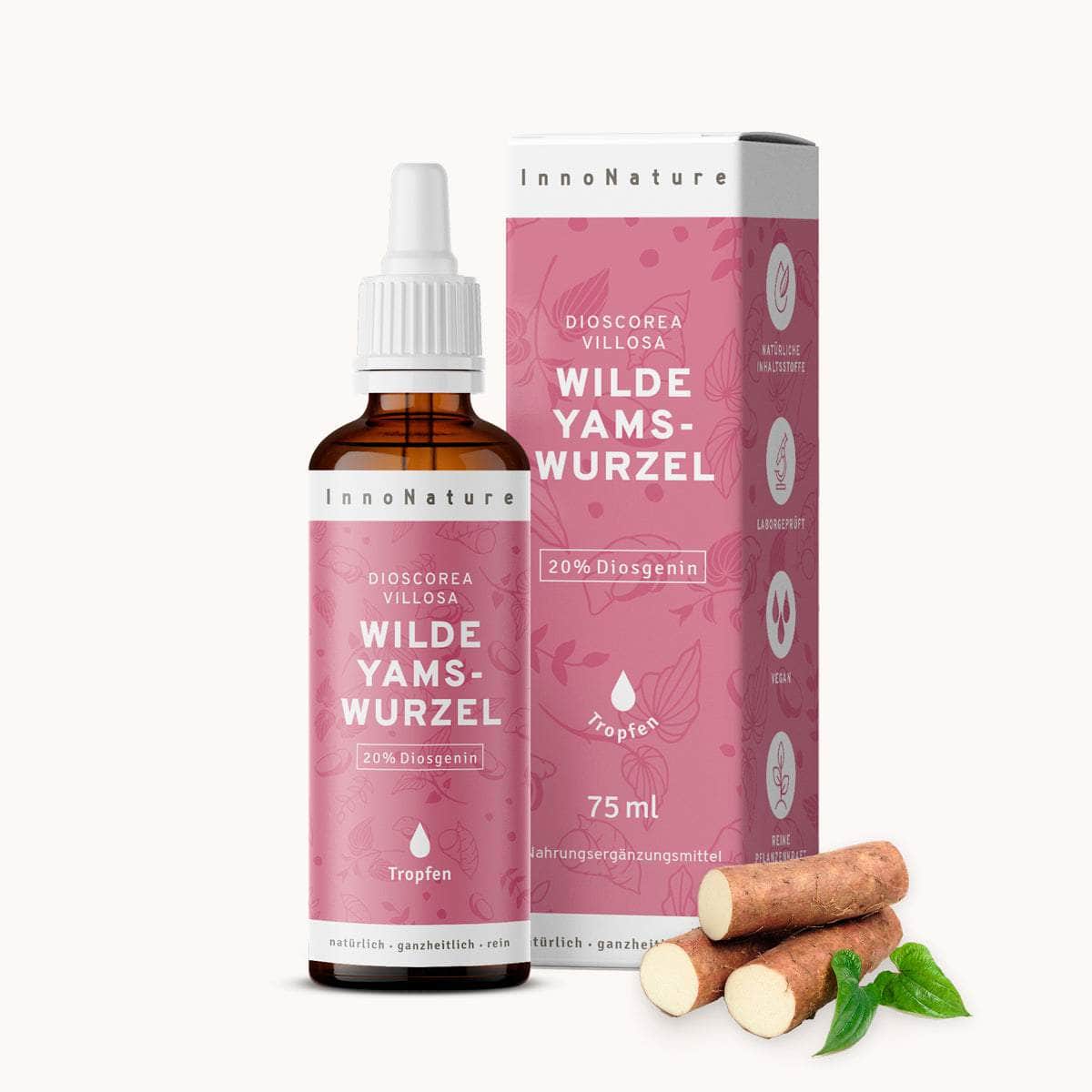 InnoNature Tropfen 1x75ml Wilde Yamswurzel Extrakt Tropfen