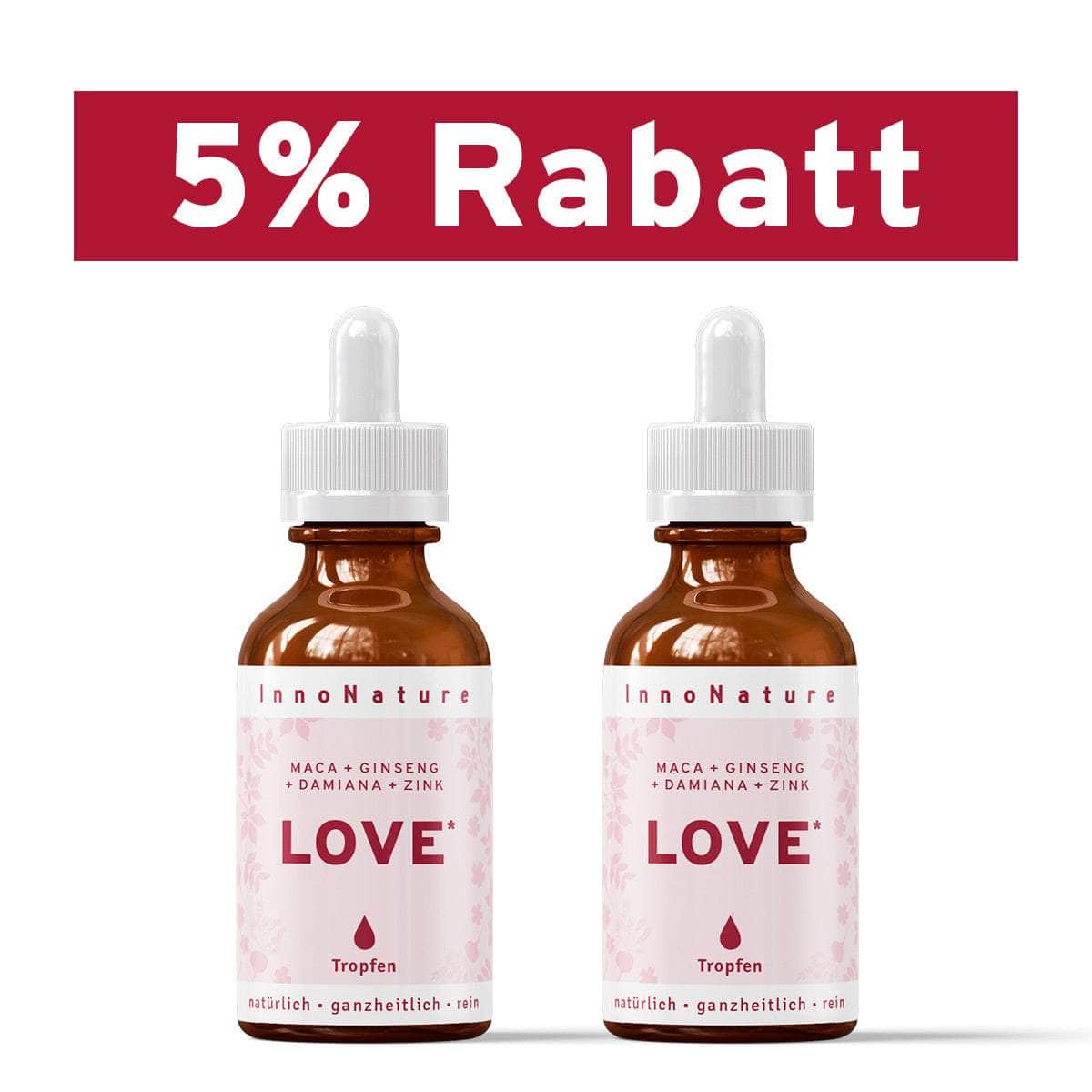 InnoNature Tropfen 2x50ml Love Tropfen