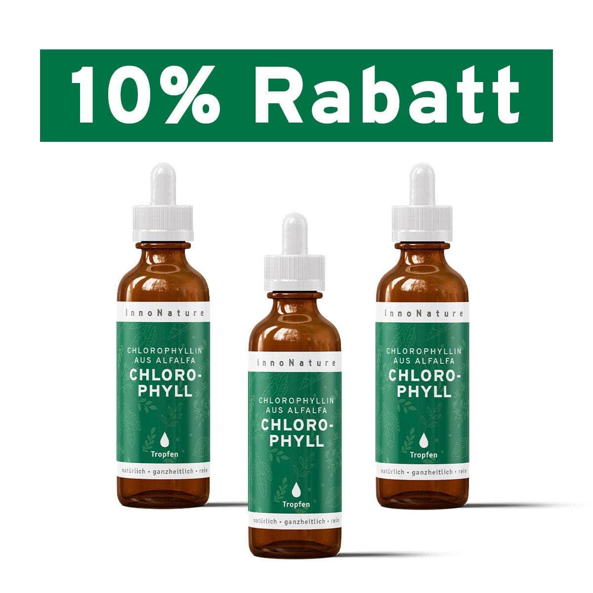 InnoNature Tropfen 3x75ml Chlorophyll Tropfen