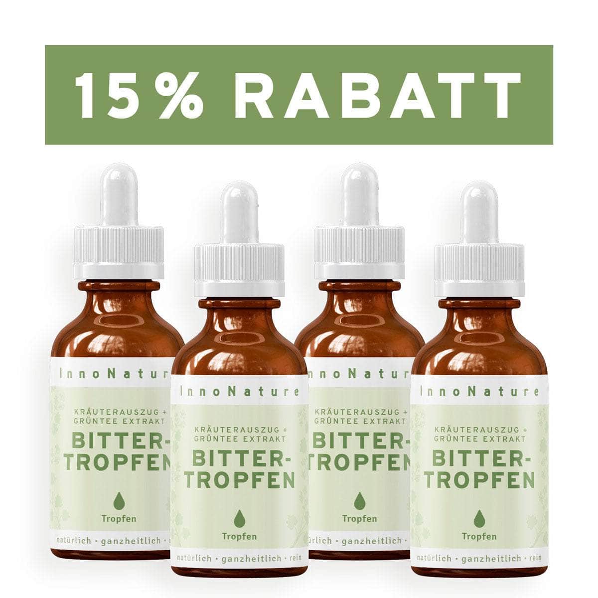 InnoNature Tropfen 4x50ml Bittertropfen