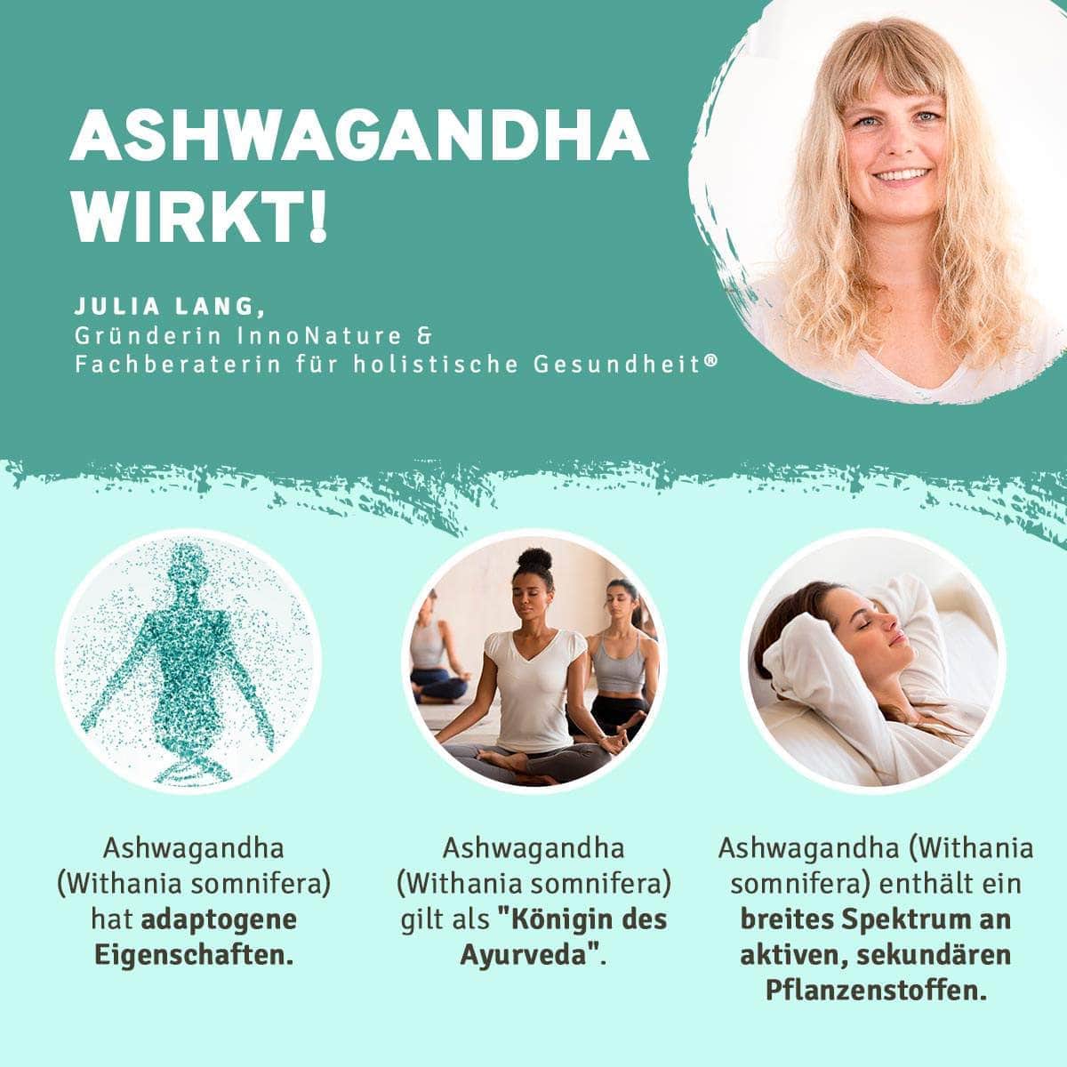 InnoNature Tropfen Ashwagandha Wurzel Extrakt Tropfen