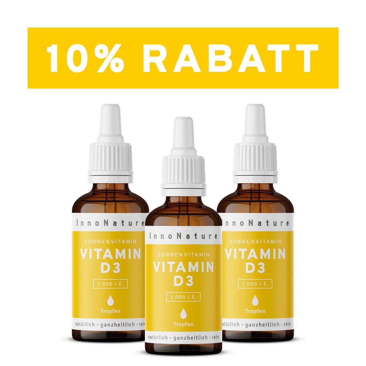 InnoNature Tropfen Vitamin D3 1.000 IE Tropfen 30 ml