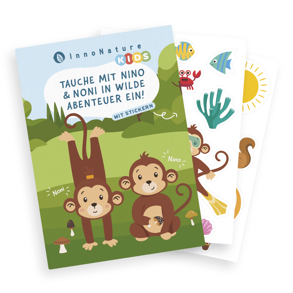 InnoNature Zubehör 1x Stickerheft Kids Stickerheft