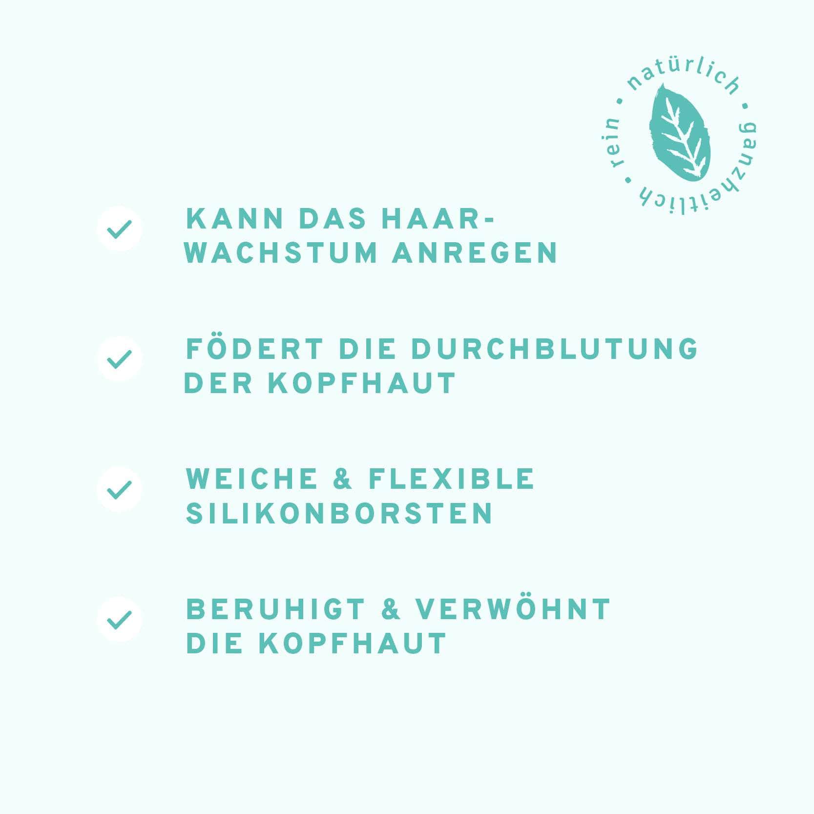 InnoNature Zubehör 1x Stück Kopfmassage Bürste