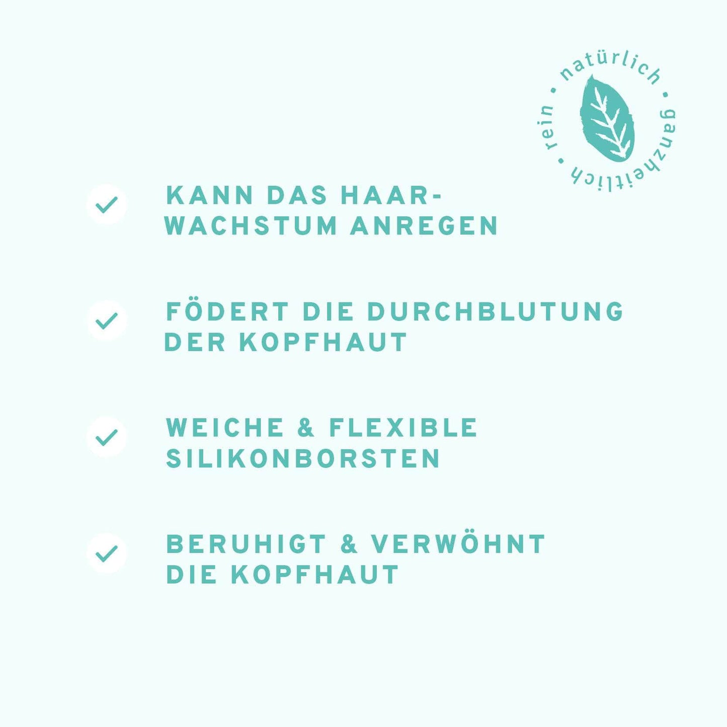 InnoNature Zubehör 1x Stück Kopfmassage Bürste