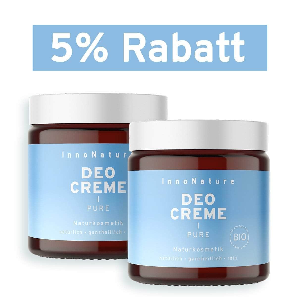 InnoNature Creme 2x60ml Natürliche Deocreme Pure