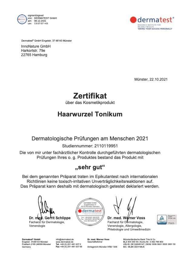 InnoNature Creme 5ml Mini Haarwurzel Tonikum – Haarwachstumsboost