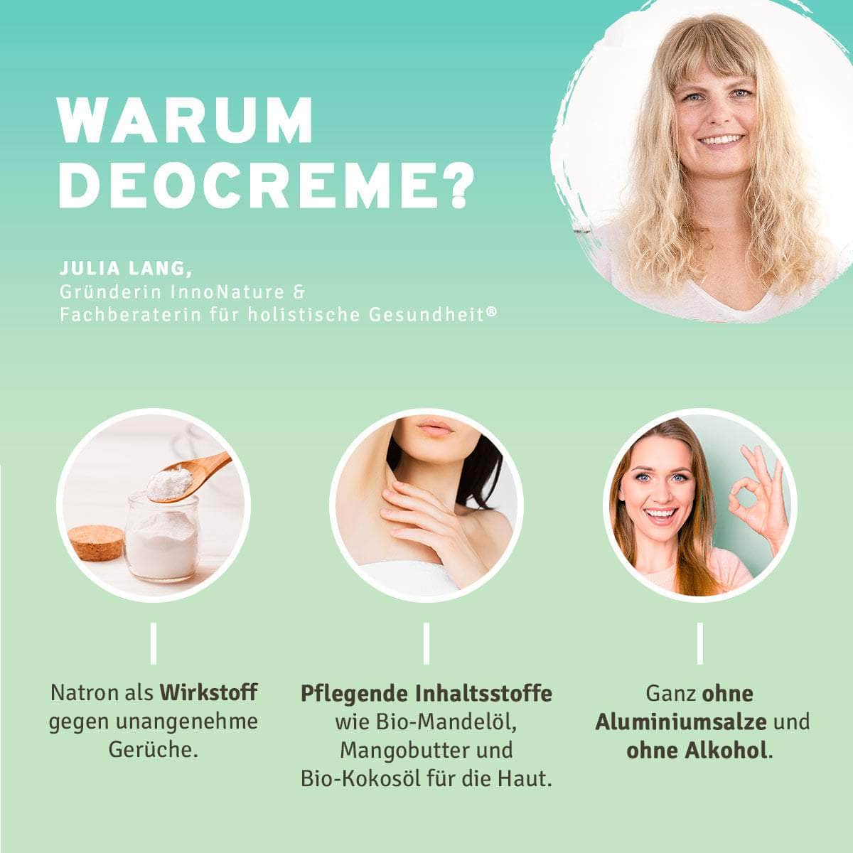 InnoNature Creme Natürliche Deocreme Salbei - Limette