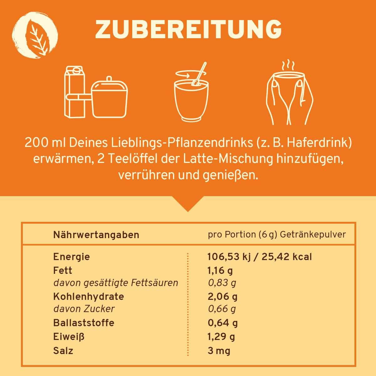 InnoNature Getränkepulver 18g Mini Bio Kurkuma Latte