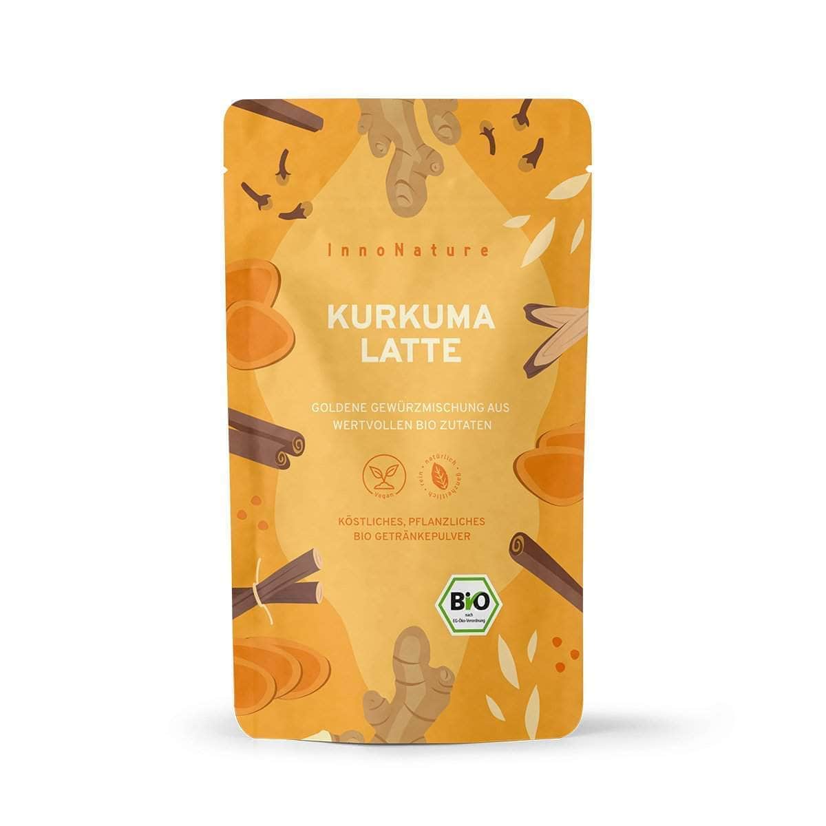 InnoNature Getränkepulver 1x 175g Pulver Bio Kurkuma Latte