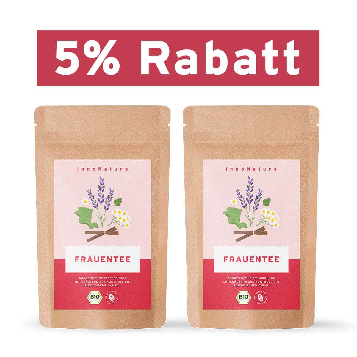 InnoNature Getränkepulver 2x 60g Tee Bio Frauentee