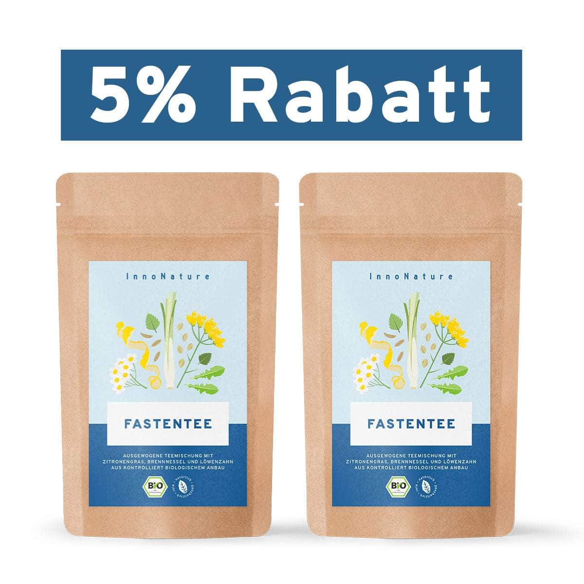 InnoNature Getränkepulver 2x 70g Tee Bio Fastentee