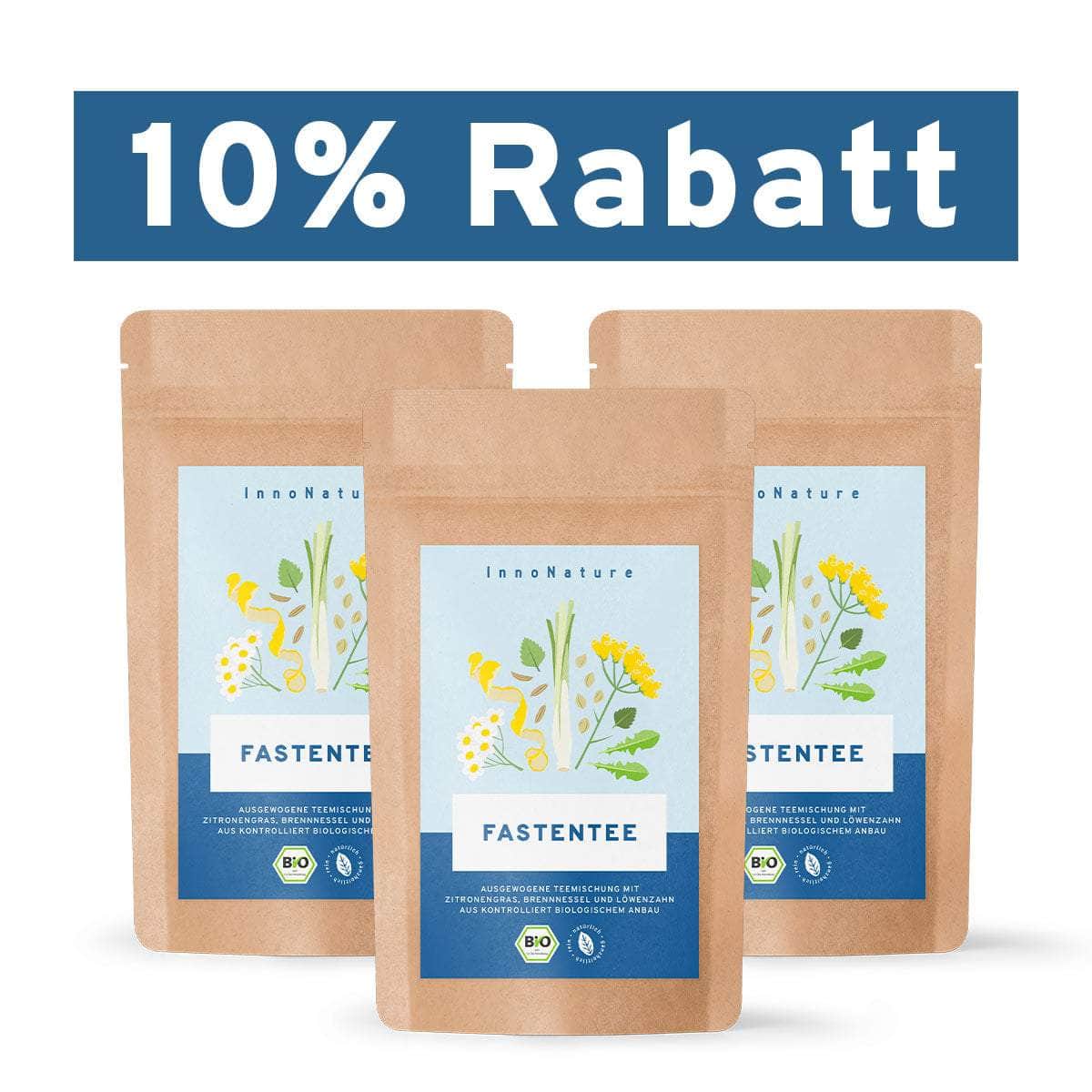 InnoNature Getränkepulver 3x 70g Tee Bio Fastentee
