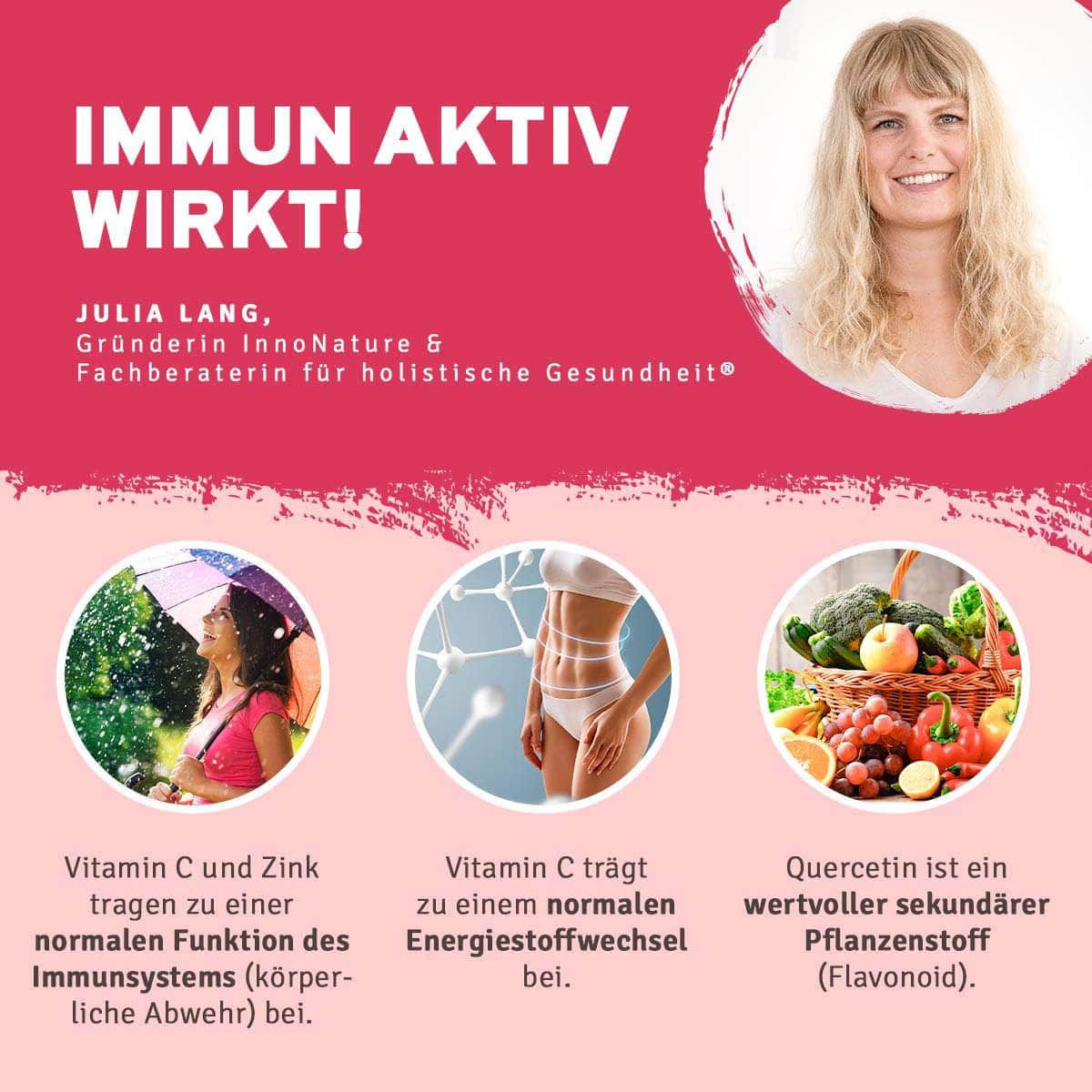 InnoNature Kapseln 1x Wochenvorrat (14 Kapseln) Mini Immun Aktiv Kapseln