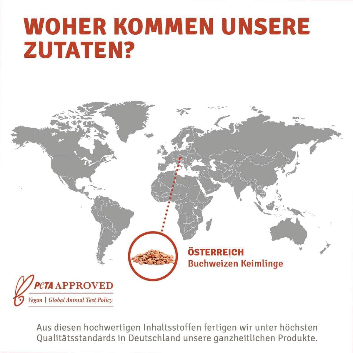 InnoNature Kapseln Buchweizen Keimlinge: Natürliche B Komplex Kapseln