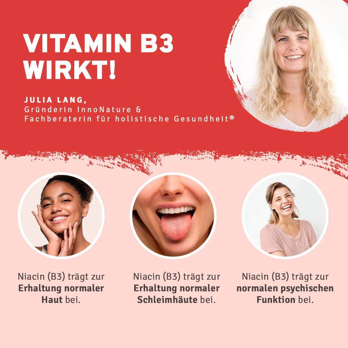 InnoNature Kapseln Buchweizen Keimlinge: Vitamin B3 Kapseln